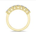 Memoire Ring mit Diamanten von 0.70 Karat in 18 Kt Gelbgold