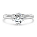 1.20 Karat Solitärring mit Diamant aus Weißgold