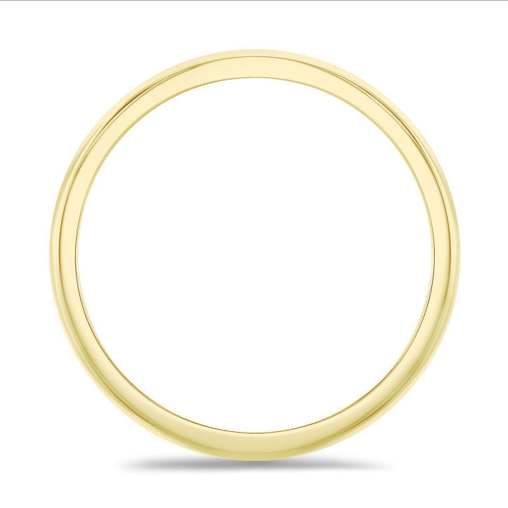 Ehering mit leicht gebogener Oberfläche von 5.00 mm aus Gelbgold