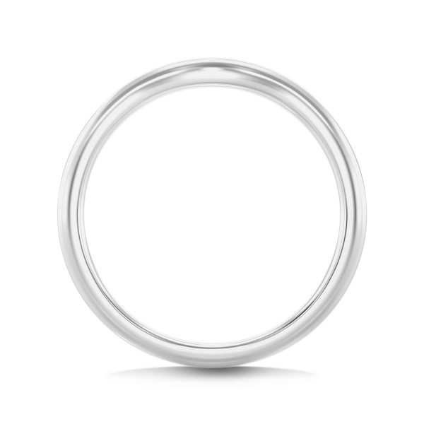 Ringe - Geschwungener Memoire Ring aus Weißgold