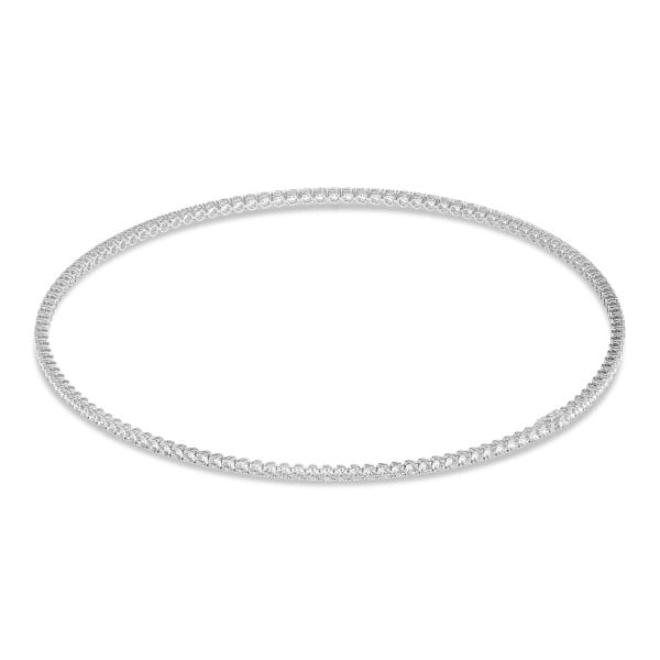 Riviere necklace with 14.60 Ct lab grown diamonds in white gold