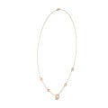 2.00 carat diamond satellite necklace in red gold