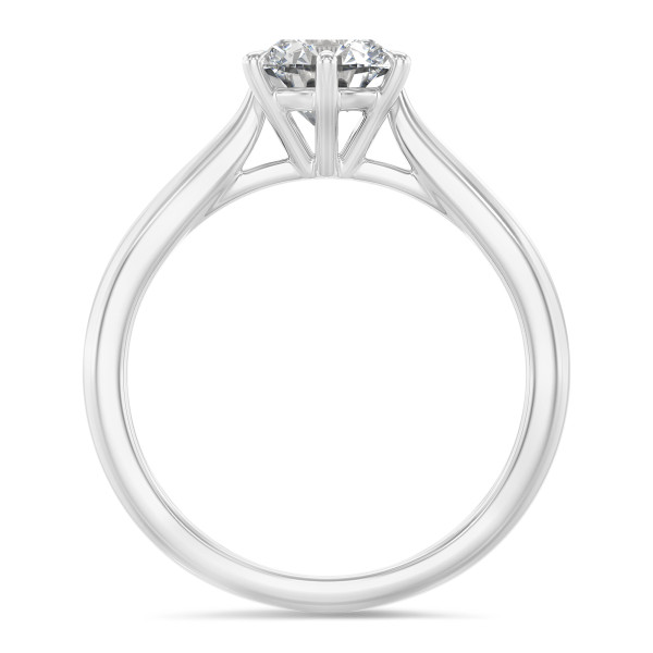 Rings - 2.00 carat solitaire ring in platinum with round diamond