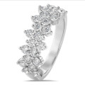 1.20 carat lab grown diamond eternity ring in white gold