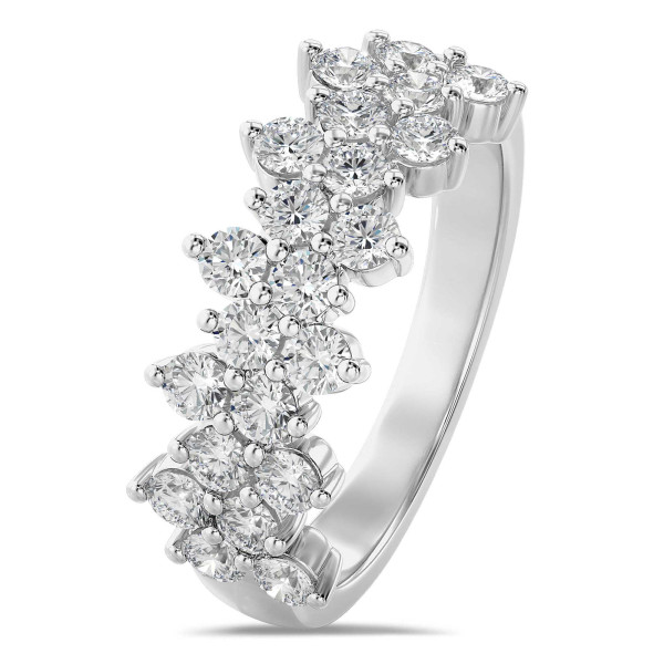 Rings - 1.20 carat lab grown diamond eternity ring in white gold