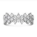 1.20 carat diamond eternity ring in platinum