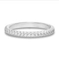 0.55 carat eternity ring (full set) in white gold with round diamonds