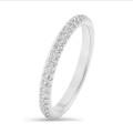 0.55 carat eternity ring (full set) in platinum with round diamonds