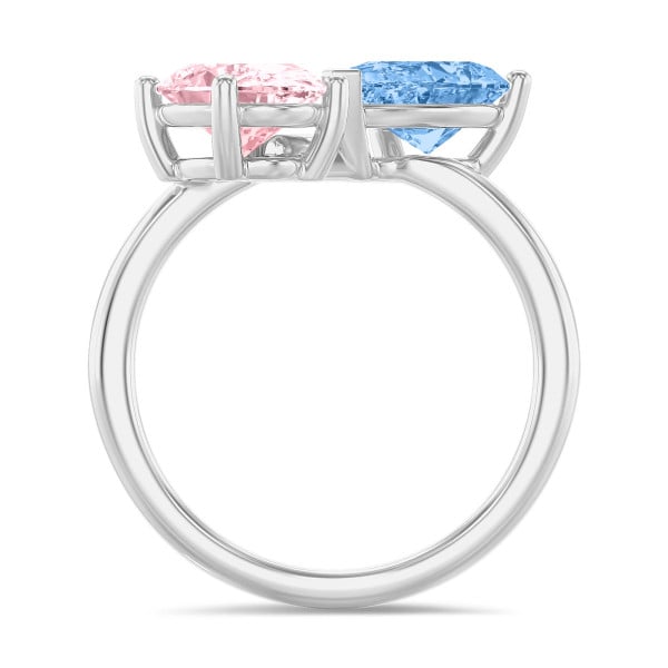Customizable 'Toi & Moi' ring