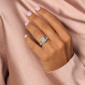 0.26 carat half-set eternity ring in yellow gold - matches with all rings from the Fancy Shapes collection