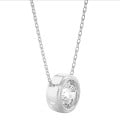 2.00 quilates colgante diamante satélite en platino
