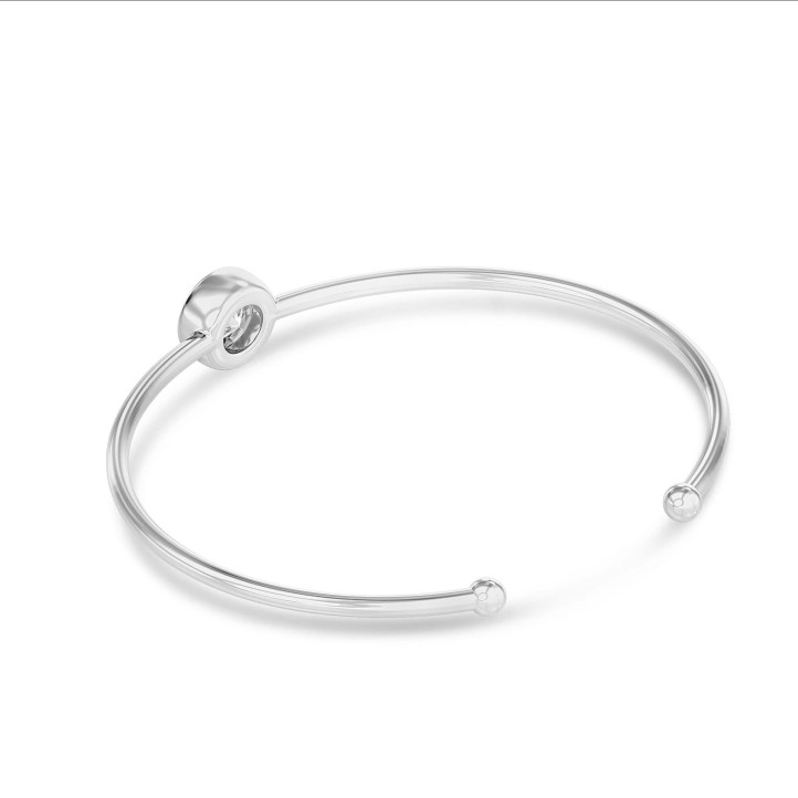 2.00 quilates pulsera diamante cultivado en laboratorio en oro blanco