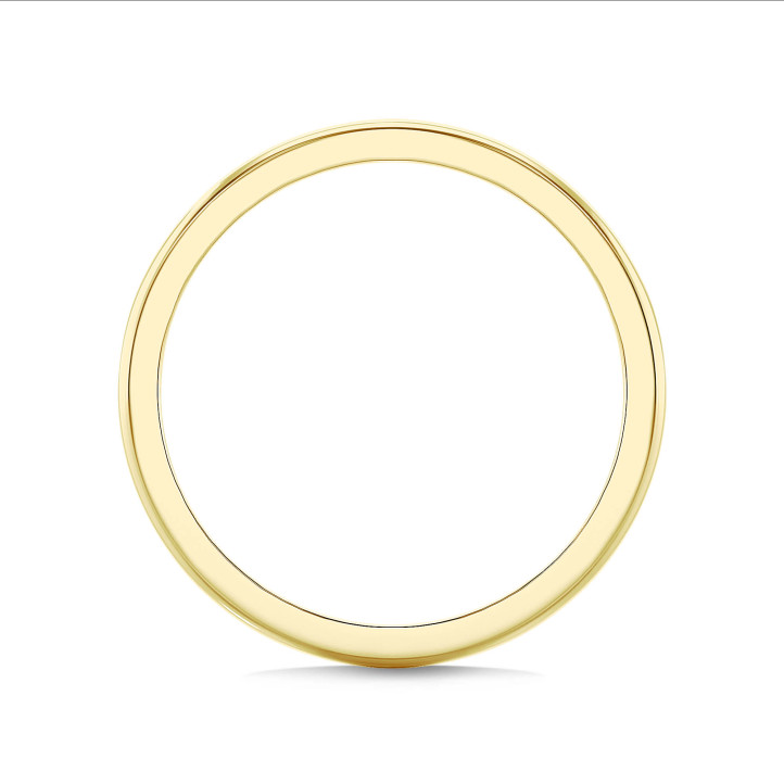 Anillo de boda con superficie esférica ligeramente de 2.00 mm en oro amarillo