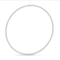 Collier rivière avec diamants de 14.60 carats or blanc