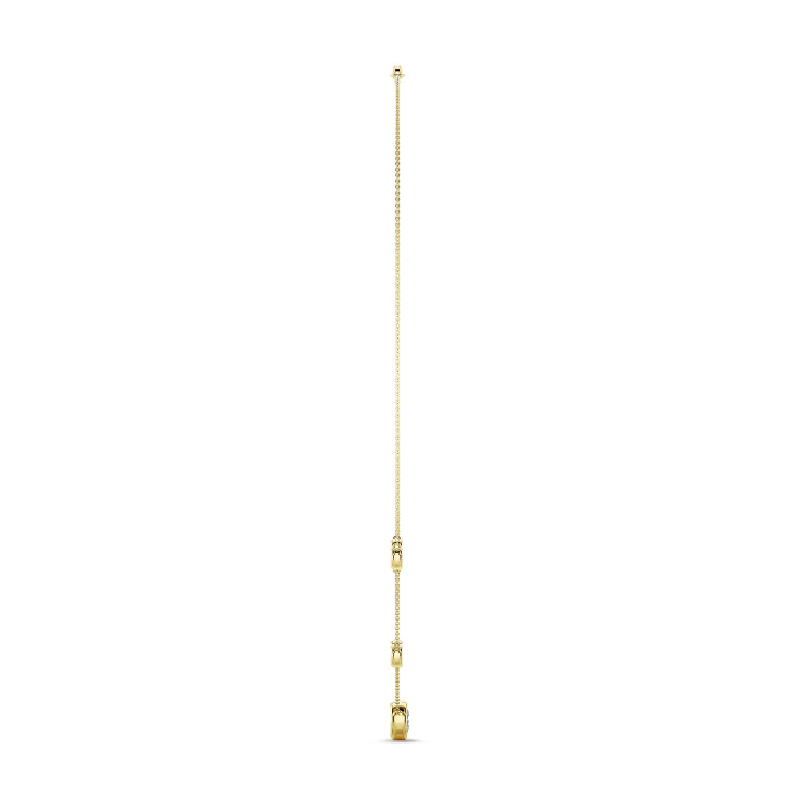 2.00 carat collier satellite en or jaune et diamants