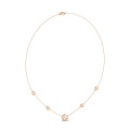 2.00 carat collier satellite en or rouge et diamants