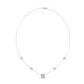 2.00 carat collier satellite en or blanc et diamants