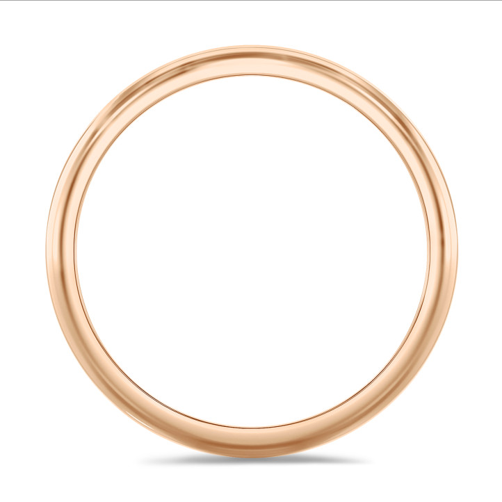 Alliance jonc parisien de 3.00 mm en or rouge