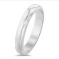 Alliance jonc parisien de 4.00 mm en platine
