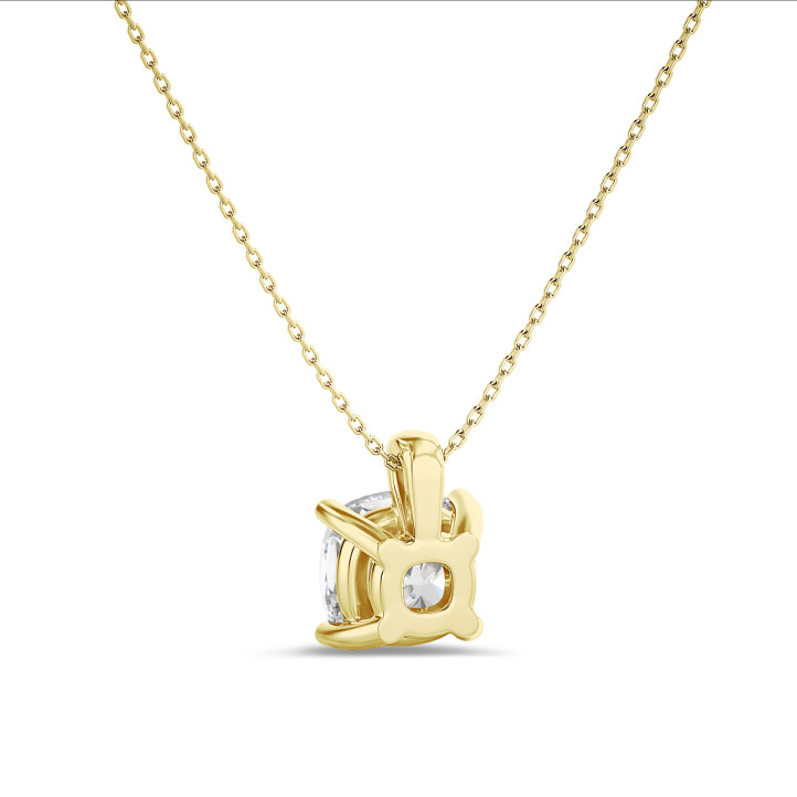 Ciondolo Angelo Custode In Oro 18K (Giallo E Bianco) Con Diamante 0,03 Ct – Catena 40 Cm – Gioiello Artigianale Con Certificato
