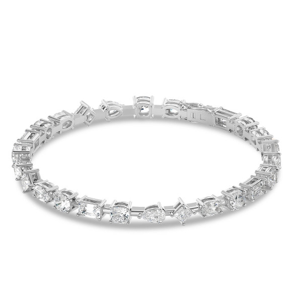 Braccialetti - Bracciale con diamante da 7,50 carati coltivato in laboratorio in oro bianco
