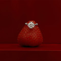 Anello solitario da 1,00 carati con diamante in oro bianco