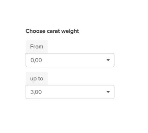 Filter 4: Carat Weight