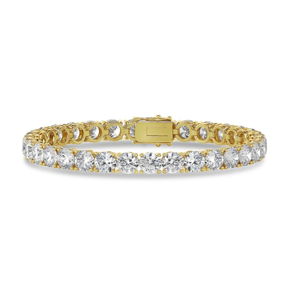 Bracelet en diamant doré