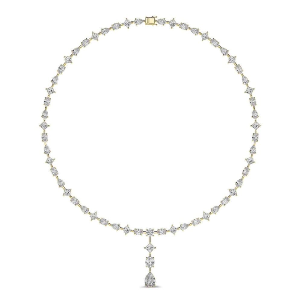 Collier diamant en or jaune