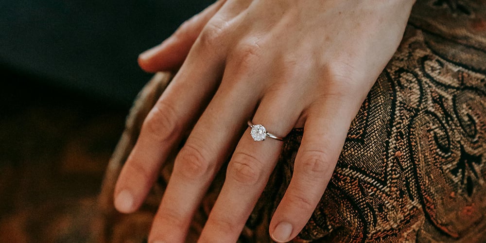 Solitaire ring Valquère