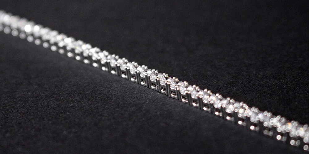 Bracciale con diamanti