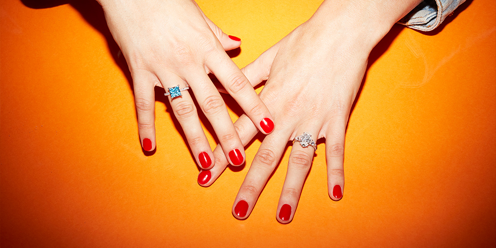 Solitaire diamond rings