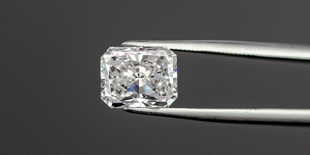 Emerald cut diamonds