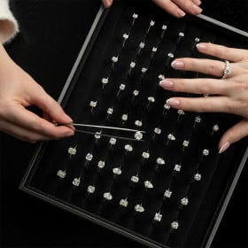 Selectieve inkoop van lab grown diamanten