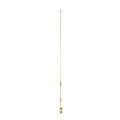 1.80 karaat diamanten satelliet halsketting in geel goud