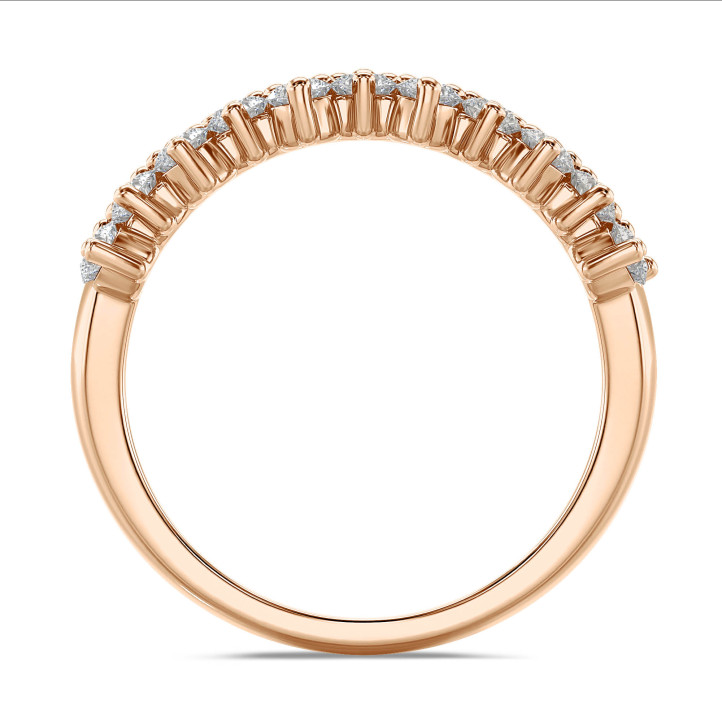 1.20 karaat diamanten alliance in rood goud