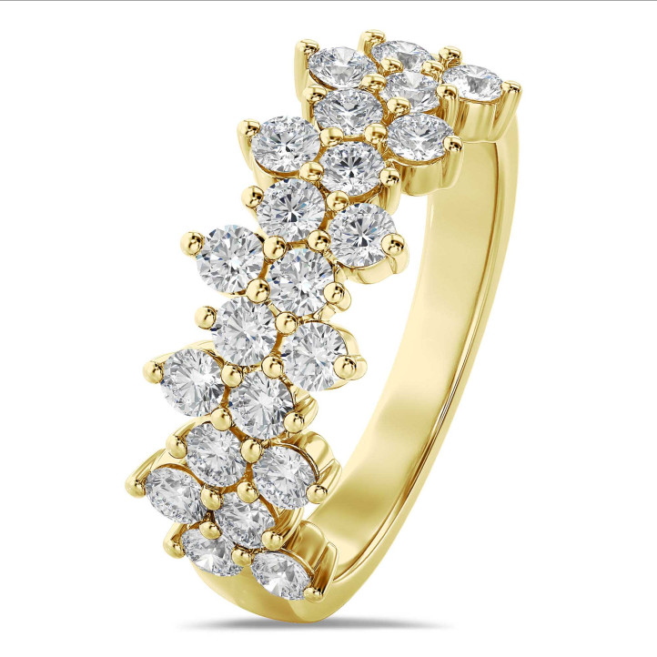 1.20 karaat diamanten alliance in geel goud