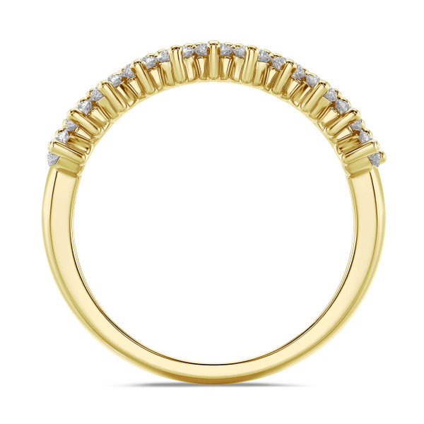 Ringen - 1.20 karaat diamanten alliance in geel goud