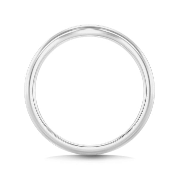 Ringen - Gebogen alliance in wit goud