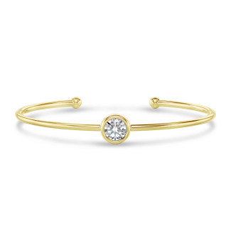 2.00 karaat lab grown diamanten armband in geel goud
