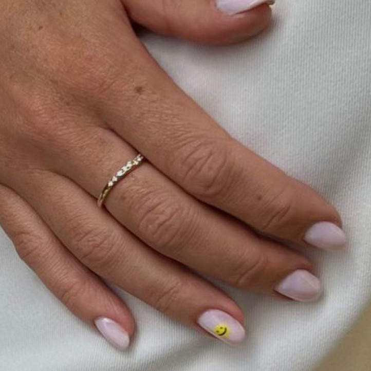 0.12 karaat eternity ring in roodgoud met ronde lab grown diamanten