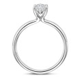 1.00 karaat solitaire ring met Marquise lab grown diamant in wit goud