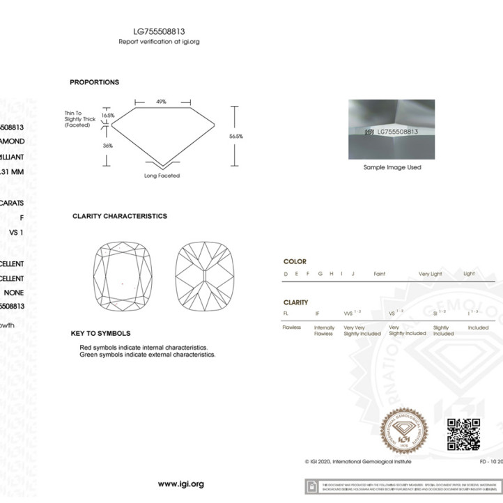 Unieke 10.14 ct lab grown Elongated Old Mine Cushion geslepen diamanten ring in geelgoud