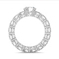1.50 karat beyaz altın, yuvarlak pırlantalı tektaş yüzük