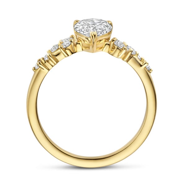 Search all PLP - 1.50 karat sarı altın solitaire küme yüzük. armut kesim pırlanta