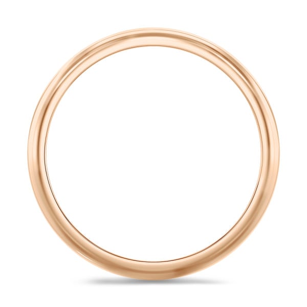 玫瑰金戒指宽度为4.00毫米